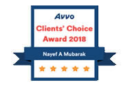 Orlando Immigration Lawyer Nayef Mubarak AVVO's Client Choice 2018