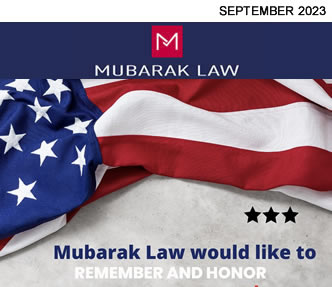 September 2023 Newsletter from Mubarak Law